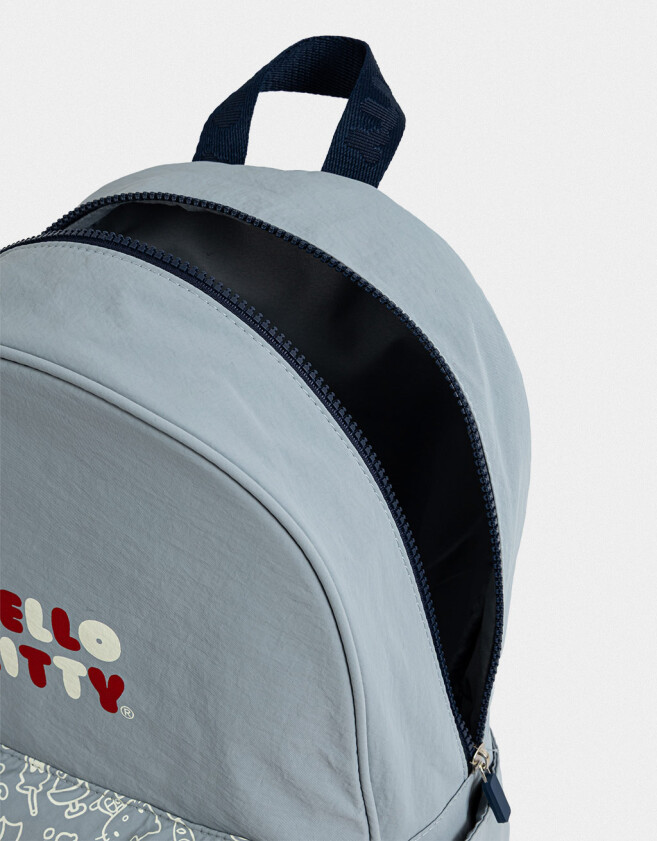 Marroquinería Licencias Mochila Print "hello Kitty" - Azul Celeste