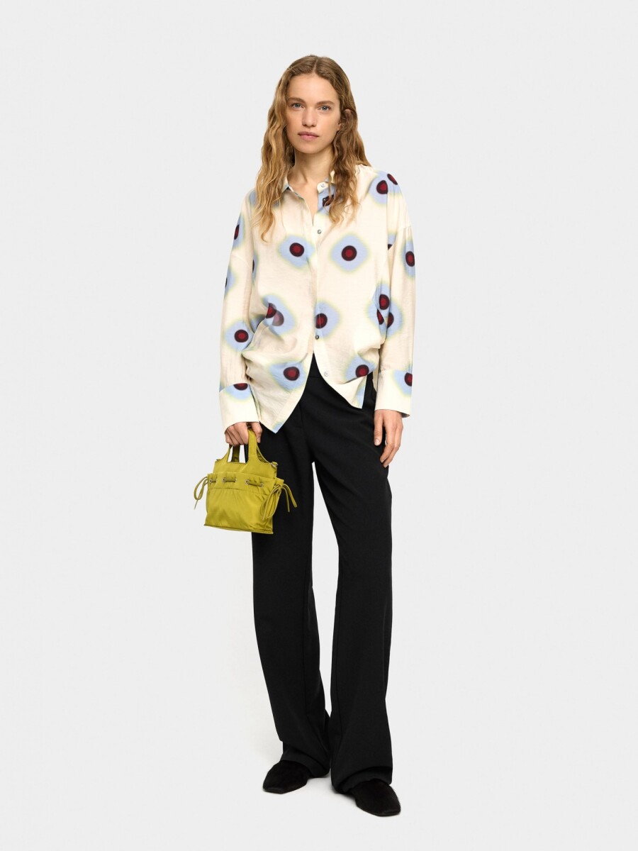 Camisa Estampado De Círculos multicolor