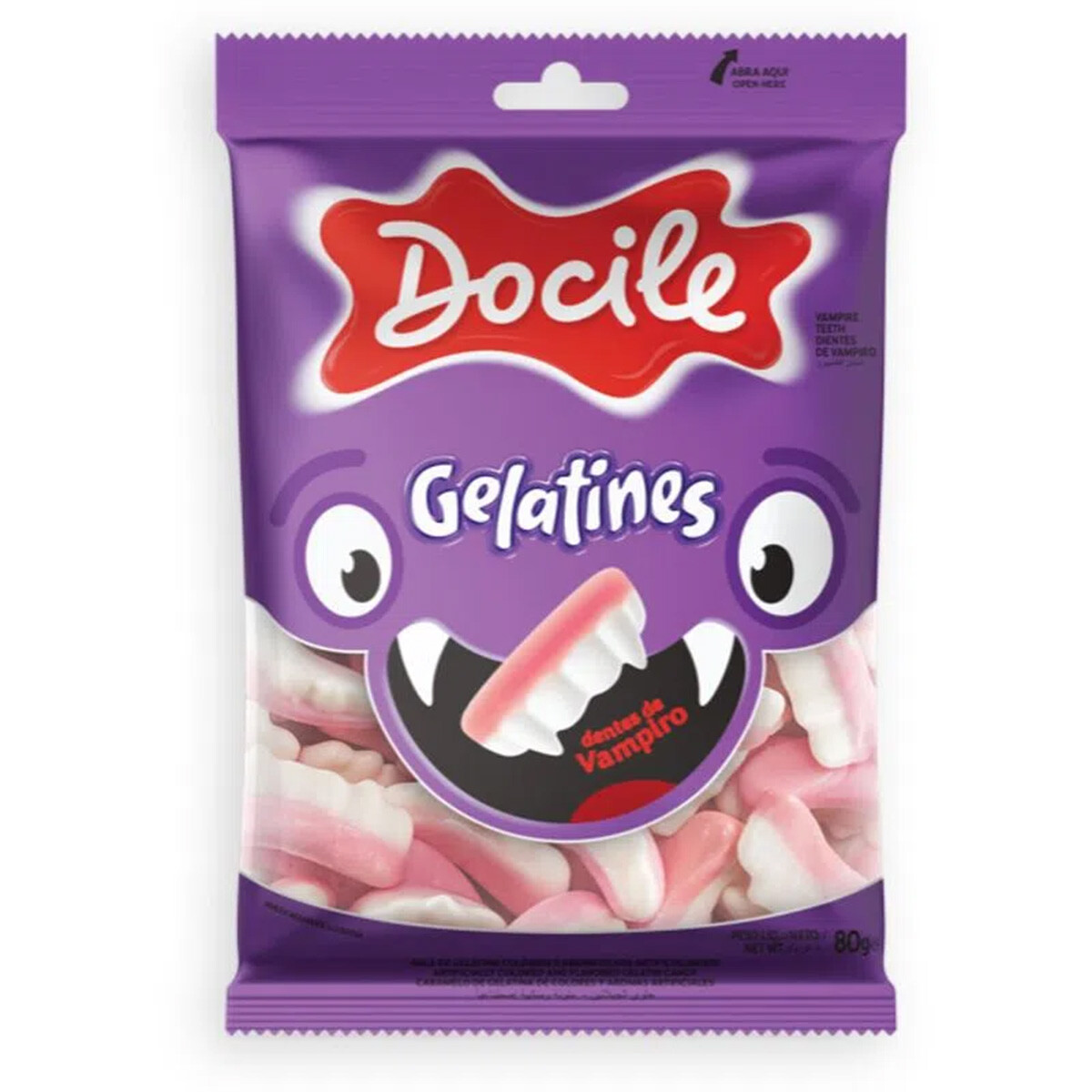 GELATINA DOCILE 80G DENTADURA 