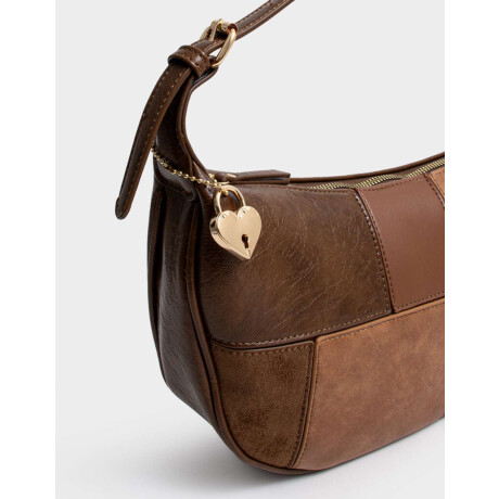 Bandolera Patchwork Marron Carey