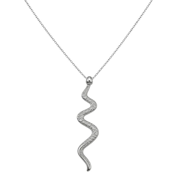 Dije serpiente - Plata 925 - sin piedra - CP4730 sinpiedra