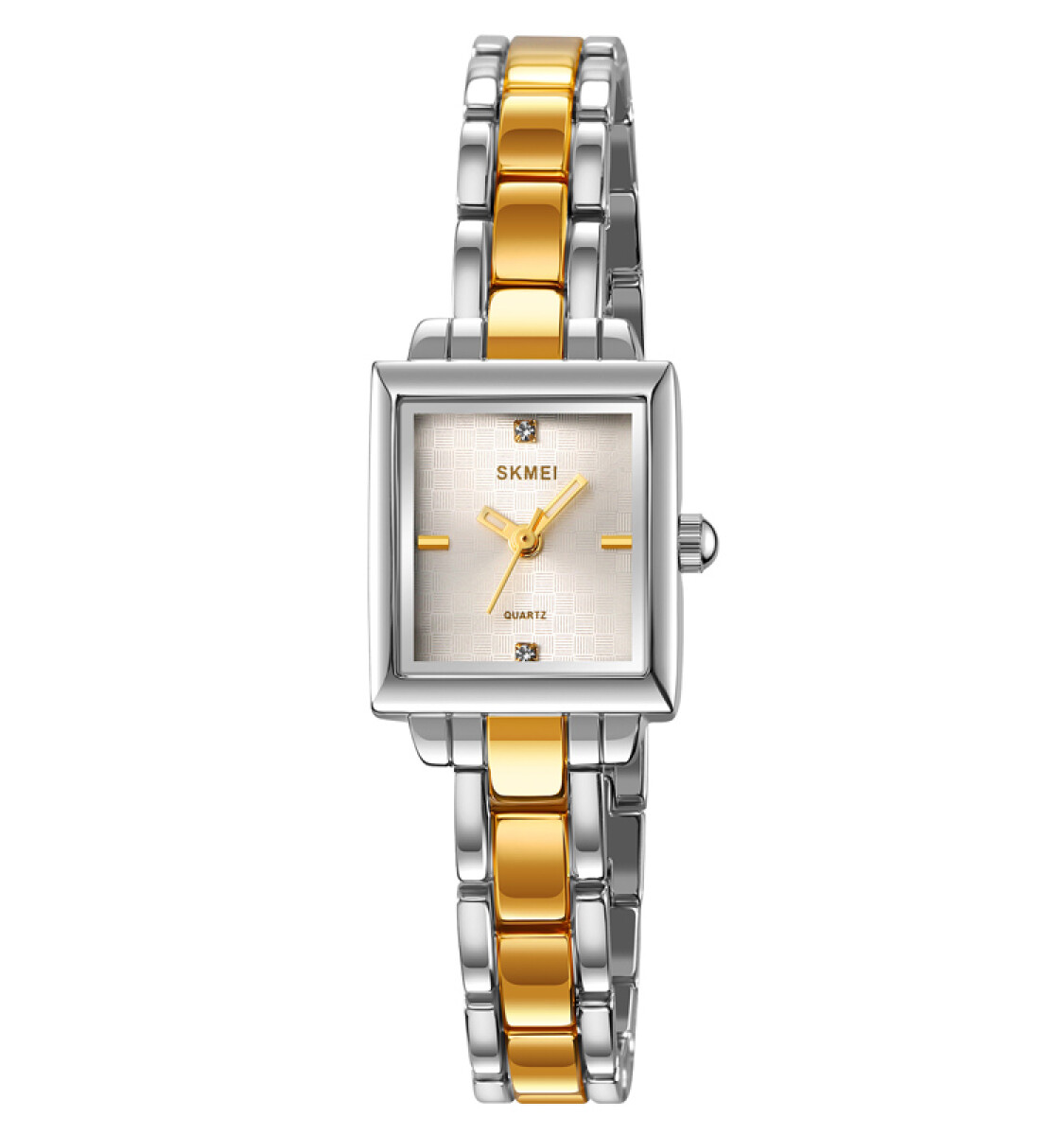 Reloj Skmei 2315tgd Acero Inoxidable Bicolor Mujer 