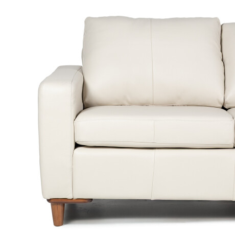 Rinconera Sevilha - Cuero Natural - Chaise Derecho 1000 (Off White)