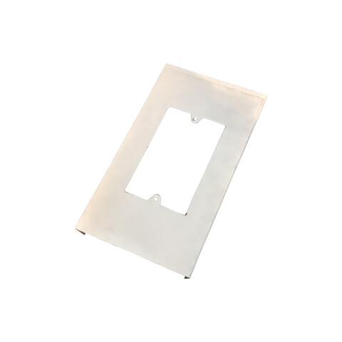 Tapa porta elementos x3 p/ducto blanco 100 zg Nº24 X00667