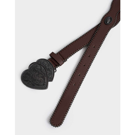 Cinturones Y Fajas Marron Chocolate