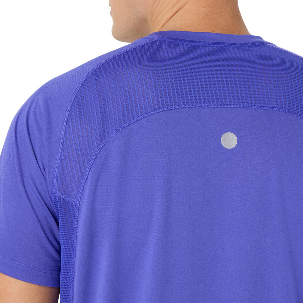 Polos Running Road Fade SS Top Hombre Cobalt Burst/illuminate Green