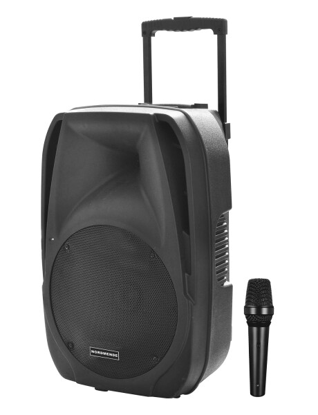 Parlante portátil Nordmende 15" con micrófono y Bluetooth Parlante portátil Nordmende 15" con micrófono y Bluetooth