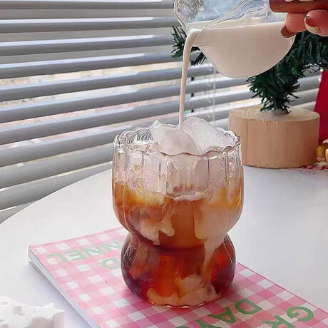 Vaso Curvy de 260Ml para Agua Refresco Bebidas en Vidrio Transparente