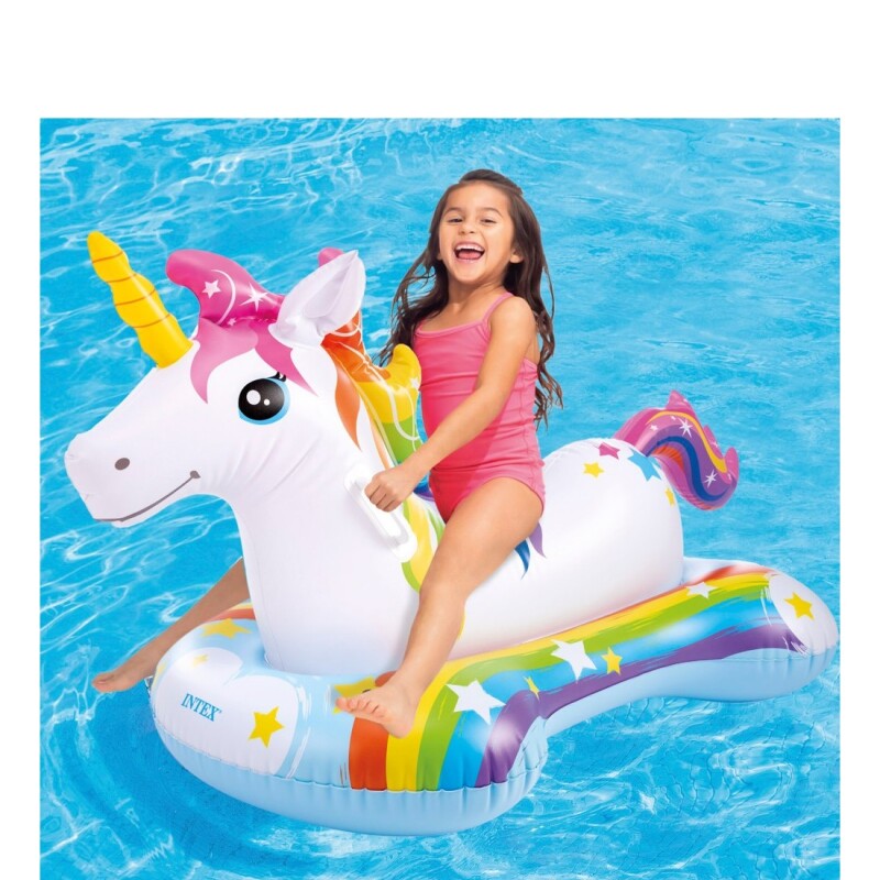 INTEX UNICORNIO MÁGICO FLOTANTE 163X86 CENTÍMETROS Intex Unicornio Mágico Flotante 163x86 Centímetros