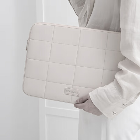 Set x4 neceseres puffer beige Beige