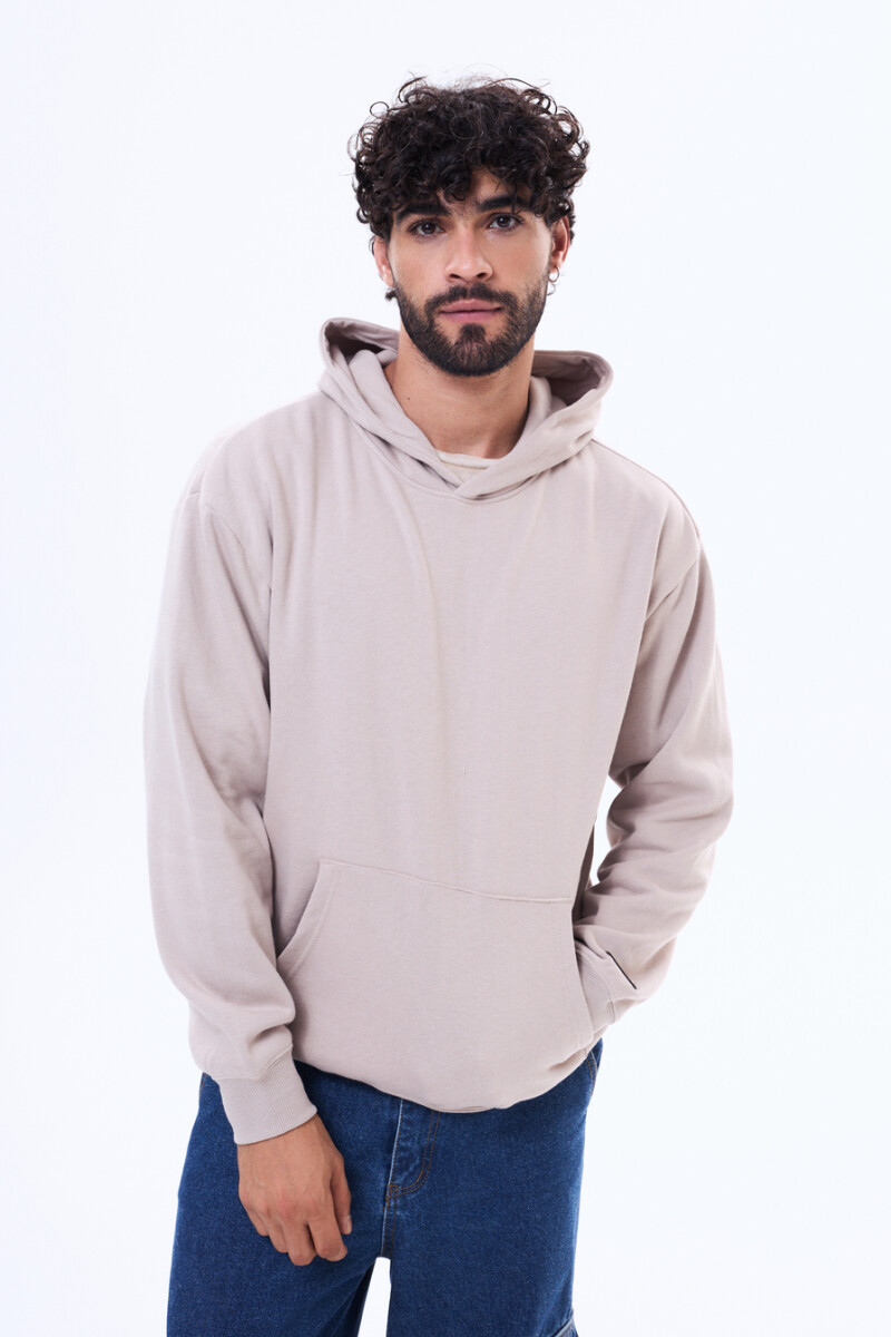 Buzo de felpa Curitiba - Beige 