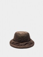 Gorro Bucket Acolchado De Nylon marron