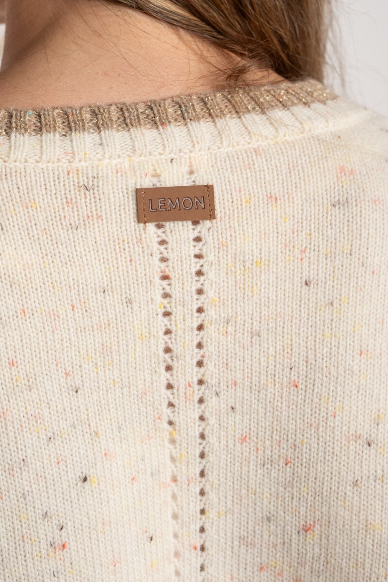 Sweater Lana Color Block Vison