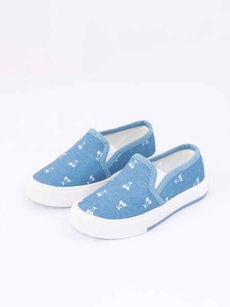 Pancha estampada Azul