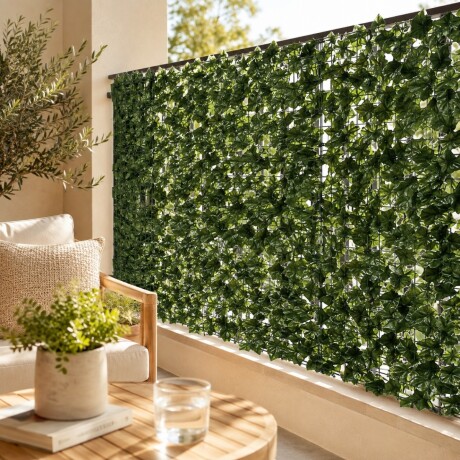 Enredadera artificial rollo 3 mts VERDE OSCURO