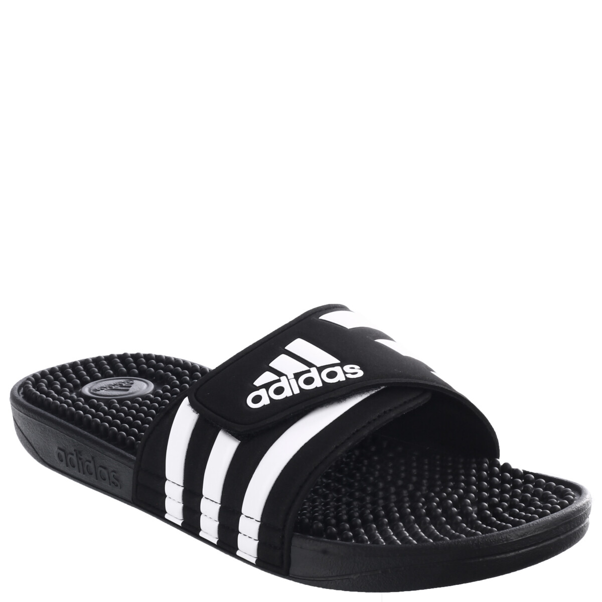 Sandalia Adissage Adidas - Negro/Blanco 