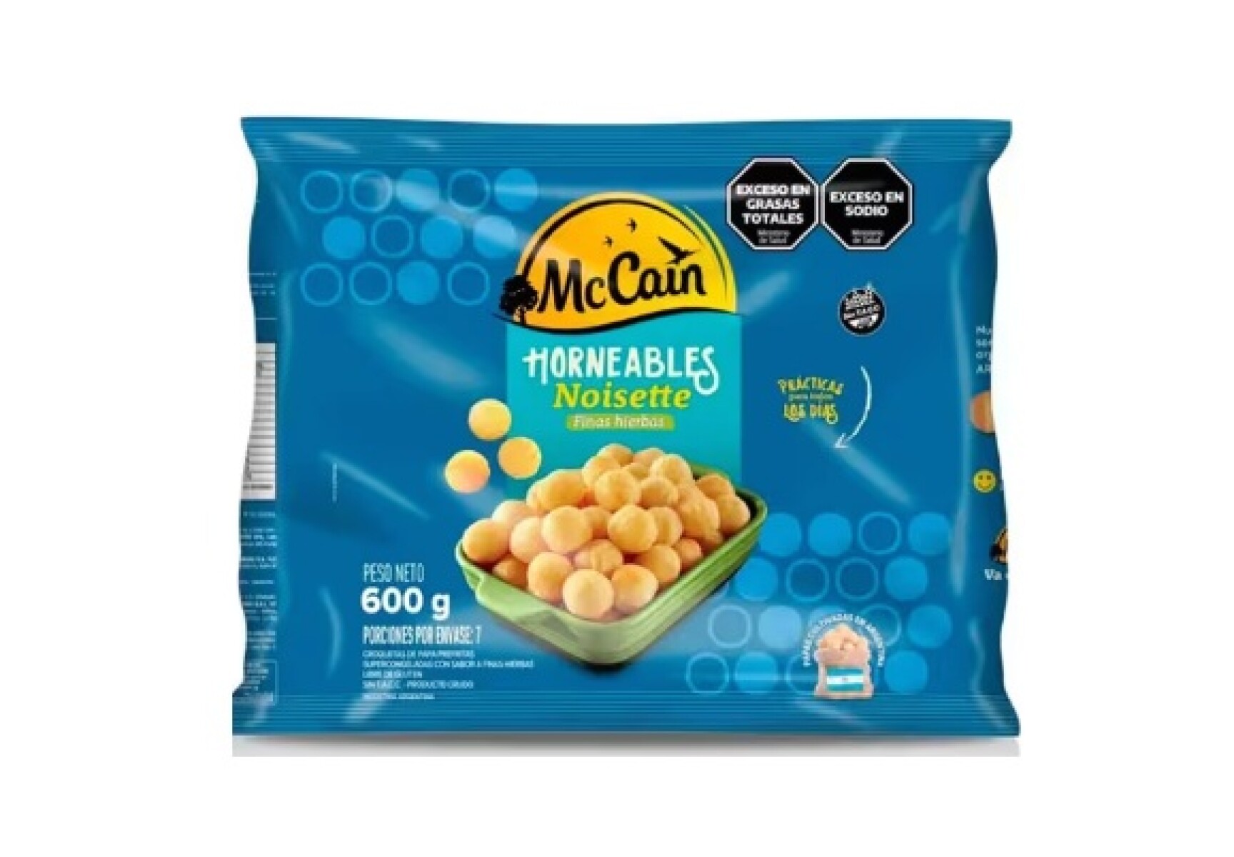 Papas noisette horneables finas hierbas 600 grs 