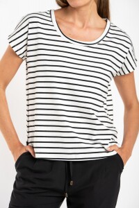 Remera Algodón A Rayas Nacar