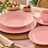 Plato llano Donna rosa de 24 cm OXFORD Plato llano Donna rosa de 24 cm OXFORD