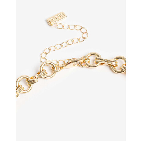 Collares Cortos Metal Dorado