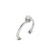 Anillo Solitario En Platino Y Brillante Anillo Solitario En Platino Y Brillante