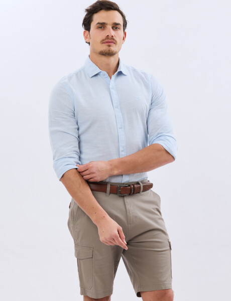 BERMUDA CARGO CON ELASTANO Khaki