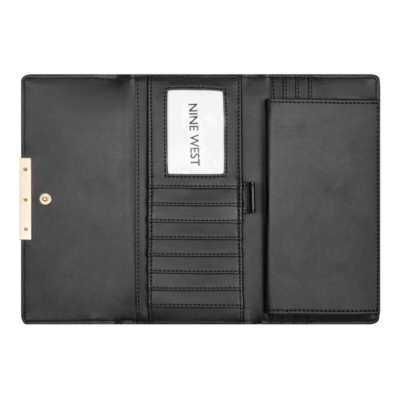 Small Leather Goods Mirabella Slg Check Sec Black