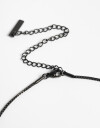 Collares Cortos Metal Collar De Acero Men's Collection - Negro