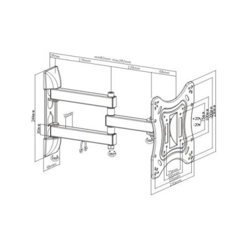 Soporte para TV LCD/LED Móvil hasta 42’’ / 20kg Soporte para TV LCD/LED Móvil hasta 42’’ / 20kg