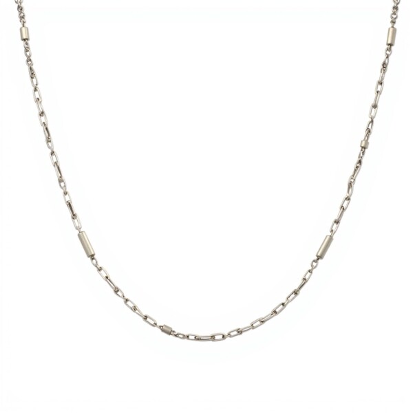 Cadena Eslabón-Plata y Oro-Sin piedra-CD5016 sinpiedra