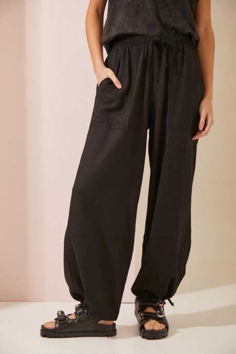 PANTALON TROPICAL NEGRO