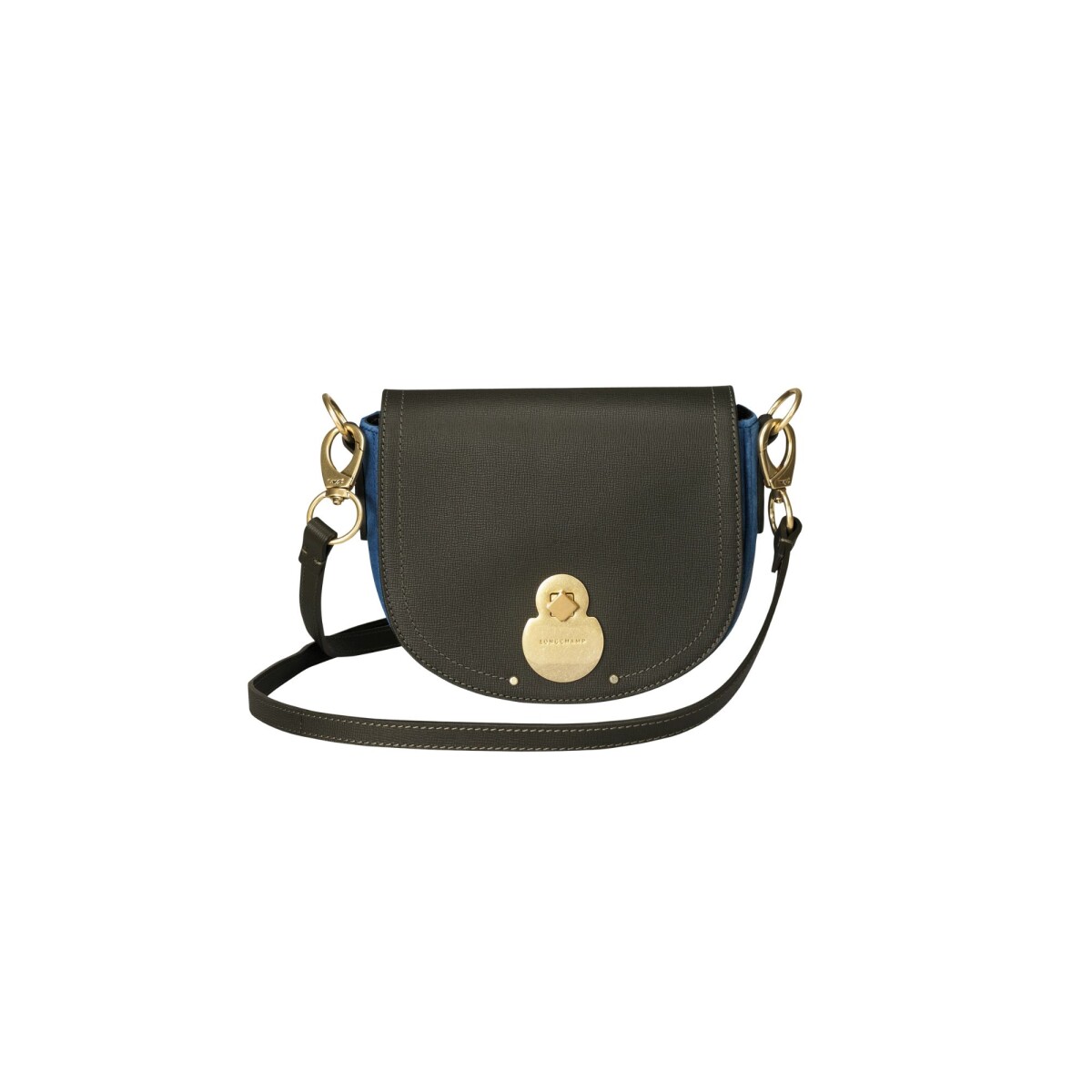 Longchamp -Cartera de cuero con solapa, Cavalcade 