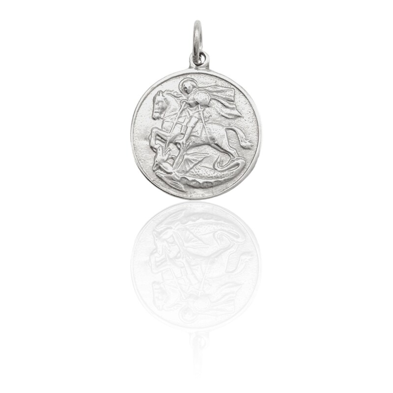 Dije San Jorge-Plata 925-Sin Piedra-CP3051 Sinpiedra