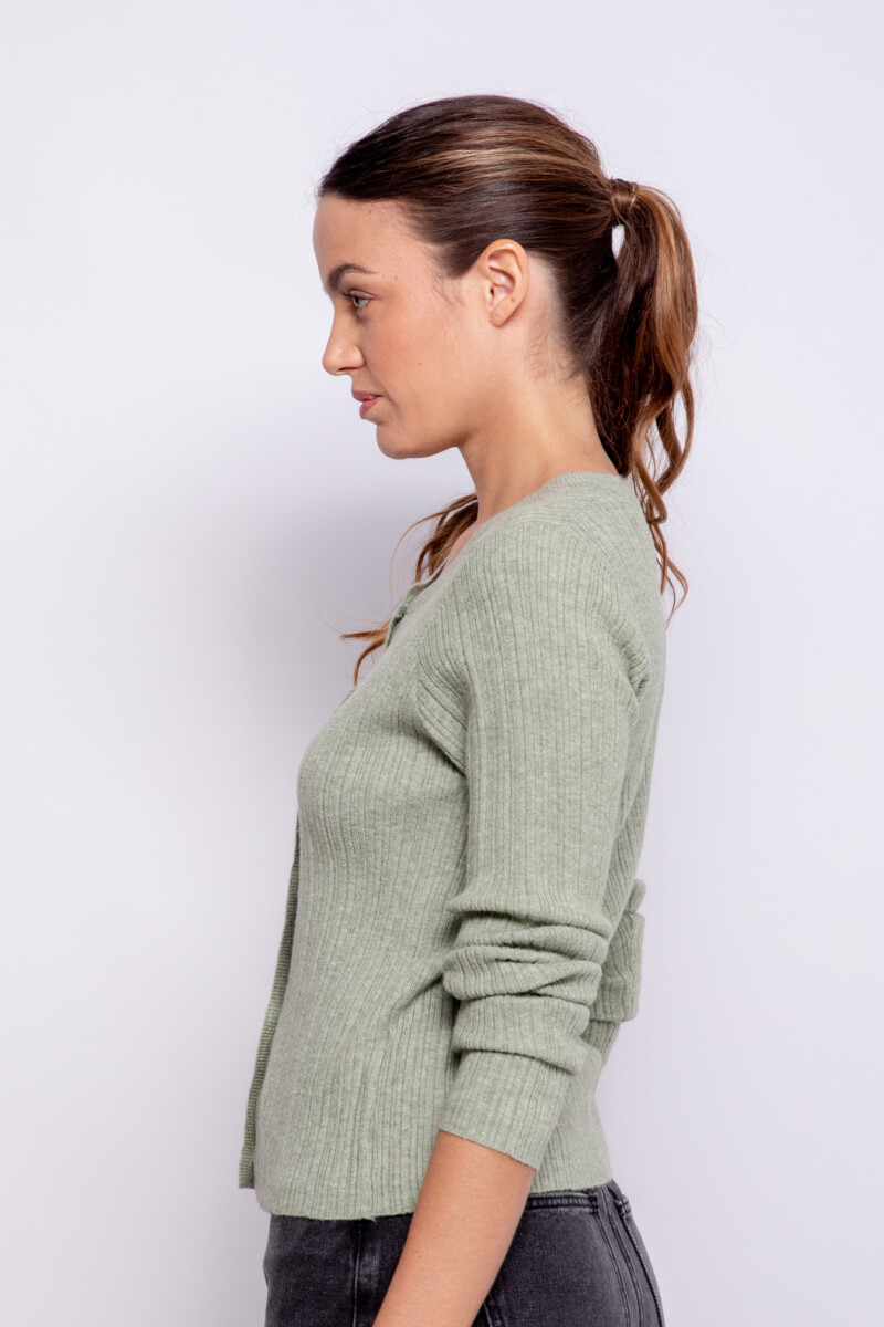 CARDIGAN MARTINA Verde Seco