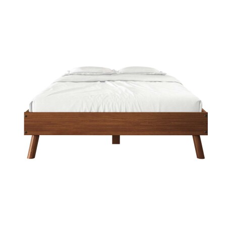 CAMA 2 PLAZAS MADERA MARRON FLORIDA