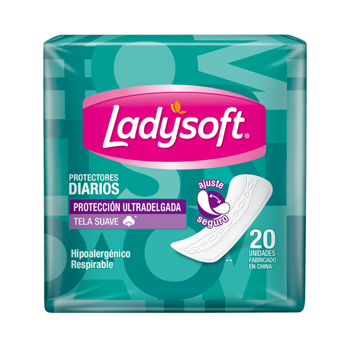 Protector Diario Ladysoft Respirables 20 