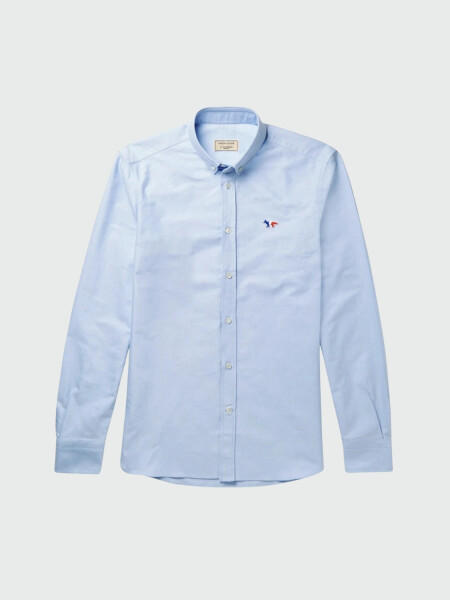 Camisa de algodón, Oxford Celeste
