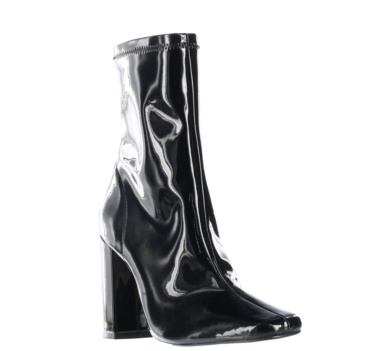 Bota de Mujer Bottero punta cuadrada - Negro 