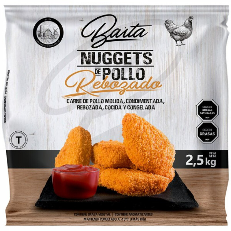 Nuggets de pollo Baita - 2,5 kgs Nuggets de pollo Baita - 2,5 kgs