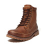 Botas Mid Lace Up Hombre Brown