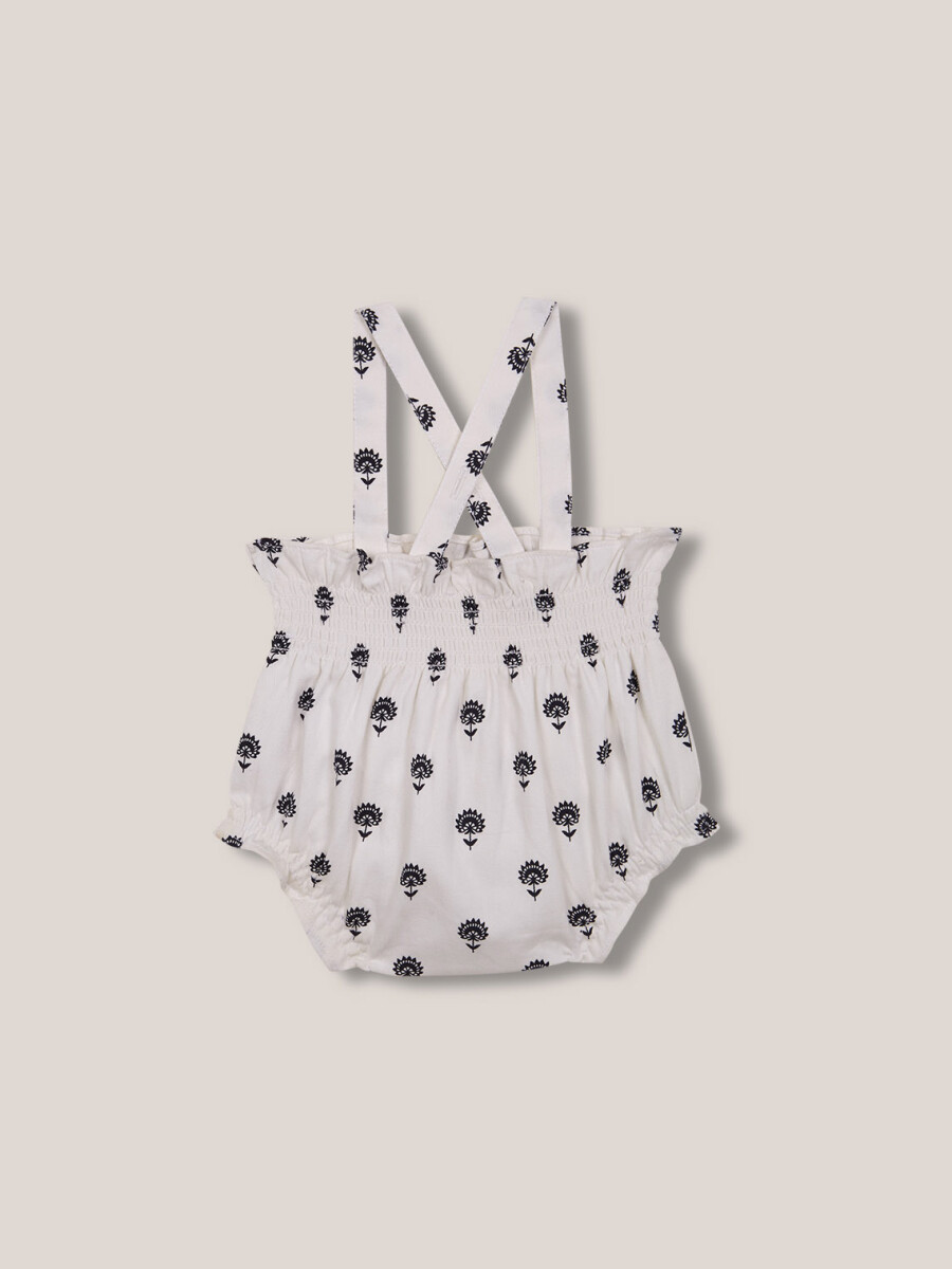 Bombacho Estampado Blanco