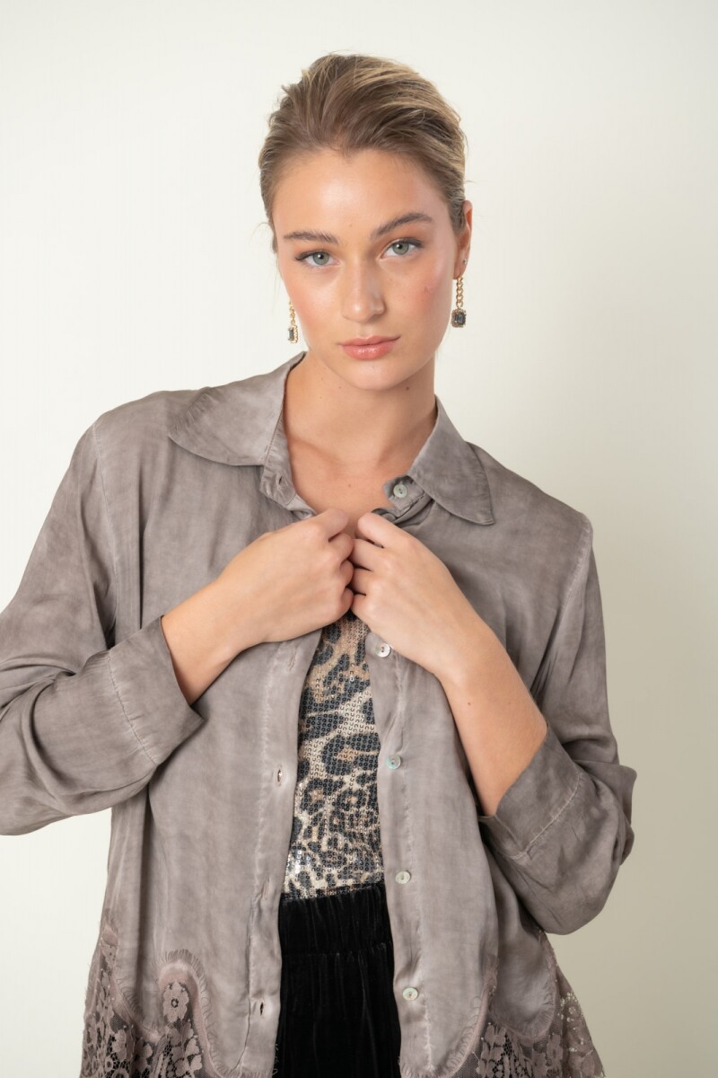 CAMISA ALBITA - Visón 