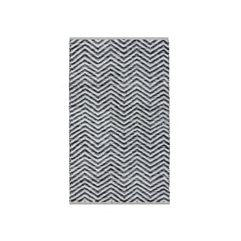 ALFOMBRA ZIGZAG 152.5x244CM BLANCO/NEGRO ALFOMBRA ZIGZAG 152.5x244CM BLANCO/NEGRO