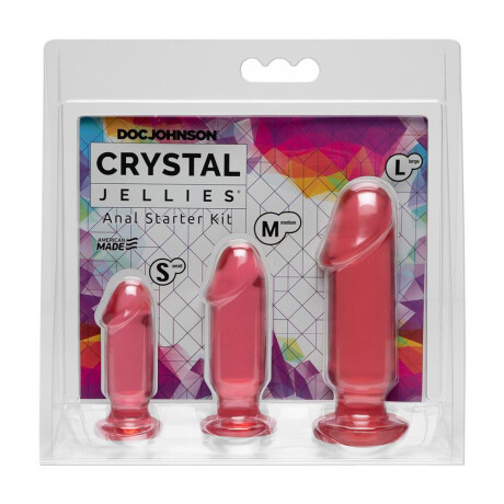 Anal Starter Kit Crystal Jellies Rosa Anal Starter Kit Crystal Jellies Rosa