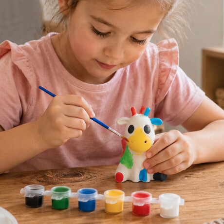 Set de Pinturas y Pieza Vaca