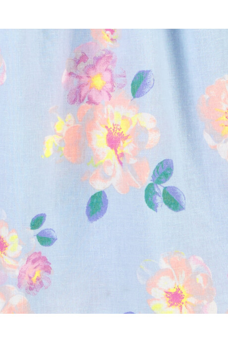 Vestido de viscosa Ecovero diseño floral Sin color
