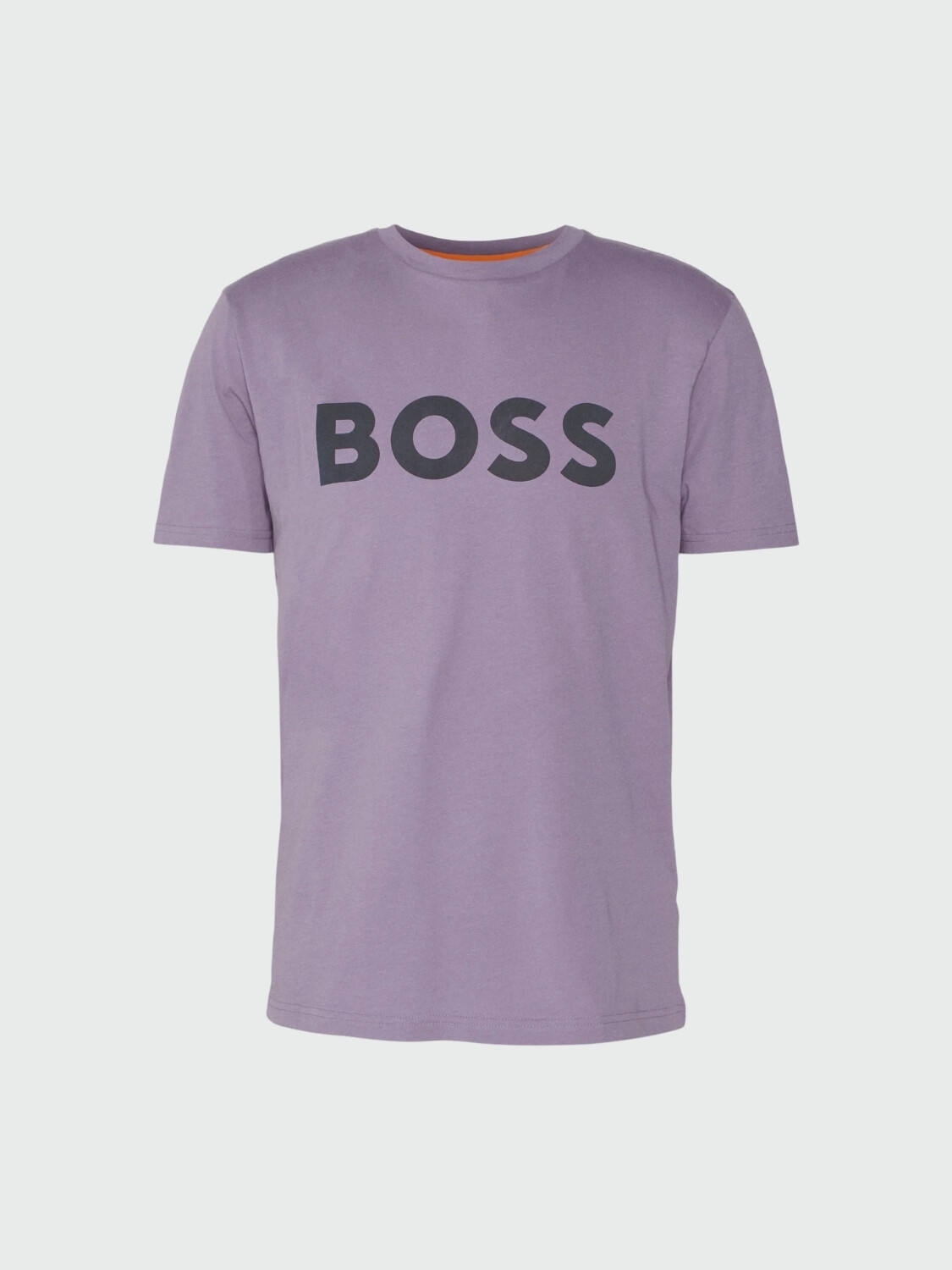 BOSS -Remera de algodón con logo, regular fit , THINKING Violeta