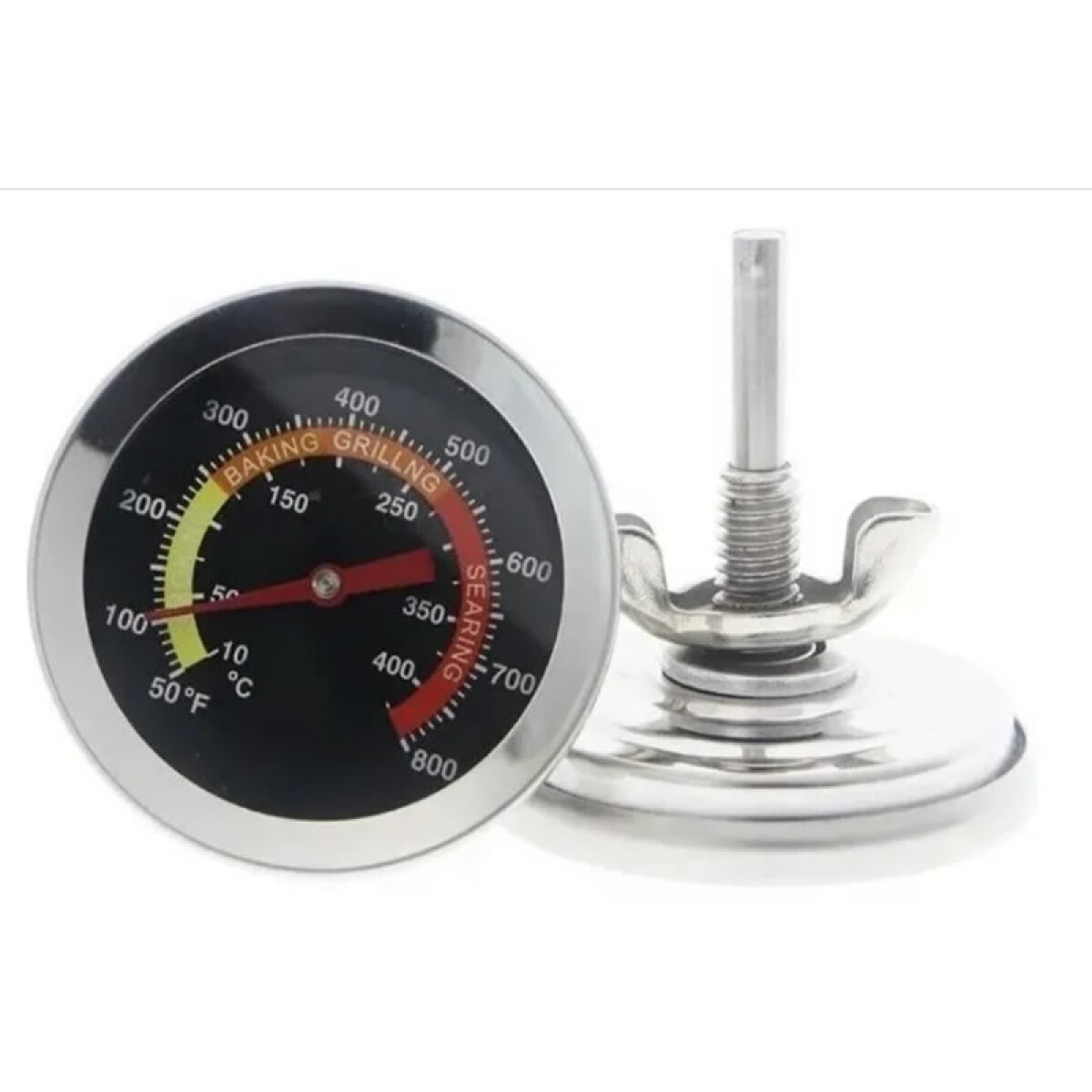 Pirómetro Termómetro Horno Barro, Leña, Gas 400°C / 800°F 