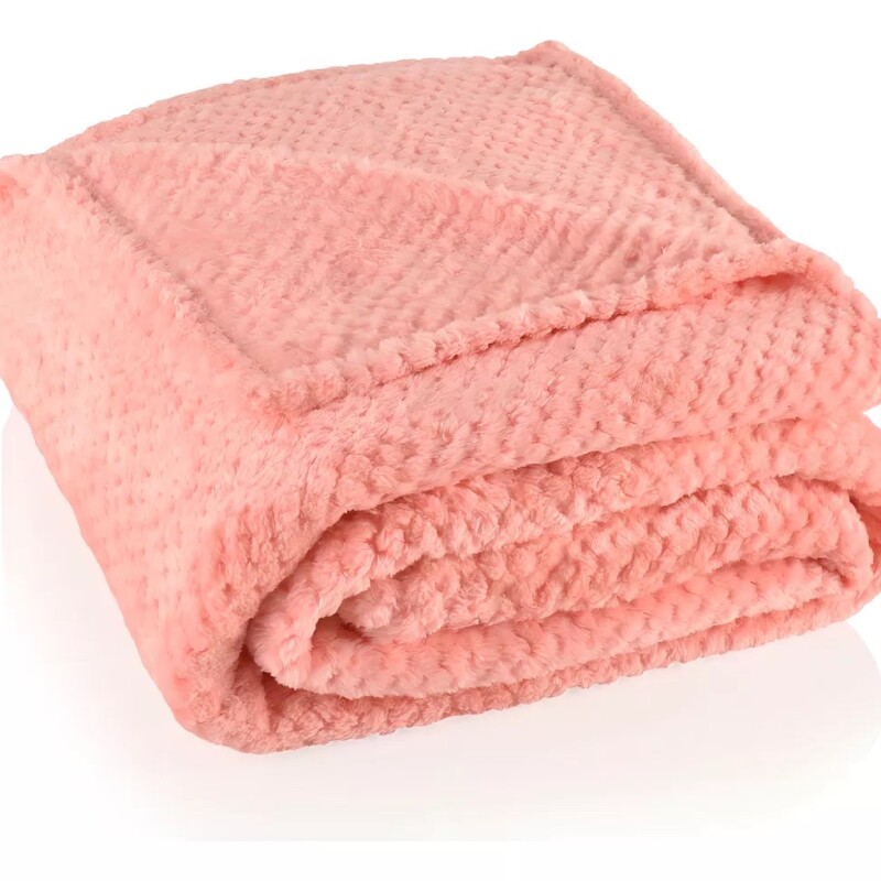 Manta Frazada Polar 2 Plazas Rosa 180x200cm Manta Frazada Polar 2 Plazas Rosa 180x200cm