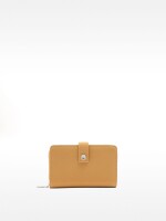 Cartera Con Textura Suave camel